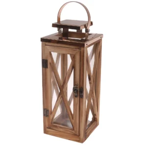 Table Lantern Natural 5 X 5 12